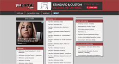 Desktop Screenshot of biblioteke.yuportal.com
