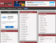 Tablet Screenshot of fudbal.yuportal.com