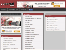 Tablet Screenshot of nekretnine-crna-gora.yuportal.com