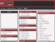 Tablet Screenshot of izlazak.yuportal.com