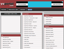 Tablet Screenshot of apartmani-crna-gora.yuportal.com